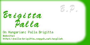 brigitta palla business card